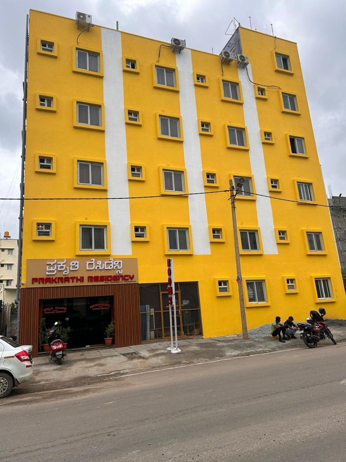 Hotel Prakrathi Residency Bangalore Eksteriør bilde